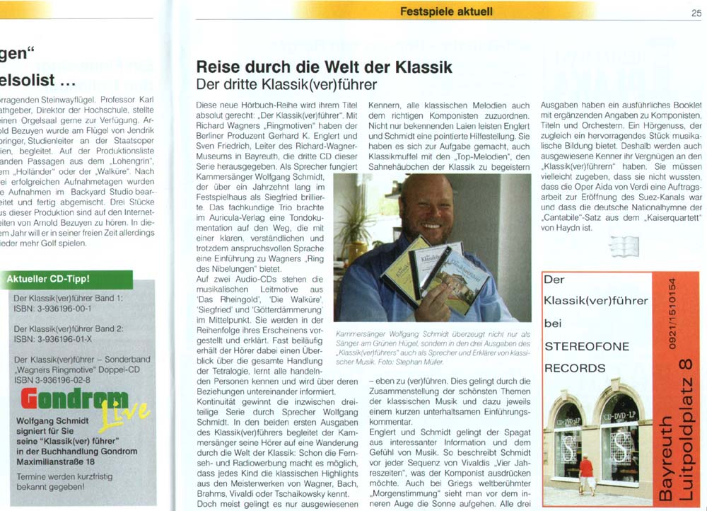 Festspielmagazin Bayreuth 2005