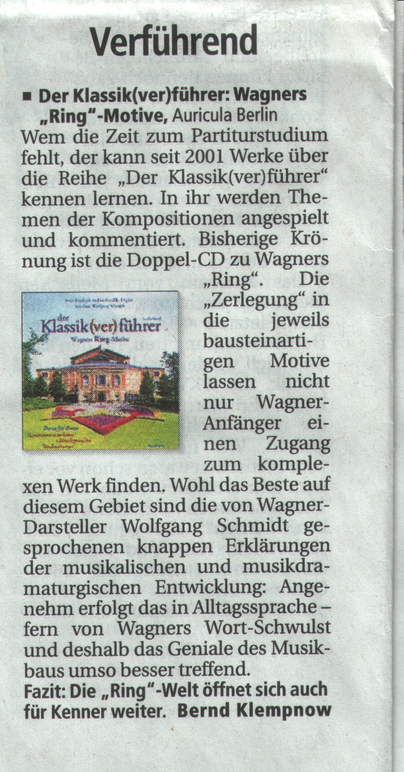 Sächsischen Zeitung vom 23.4.2005
